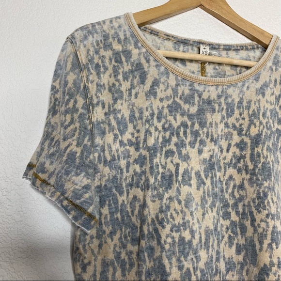 Free People Super Soft Leopard Clara Tee - Picture 3 of 10